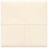 VIDAXL -Wandpaneele 12 ST 1,08 m² 30 x 30 cm Samtcreme -Colored