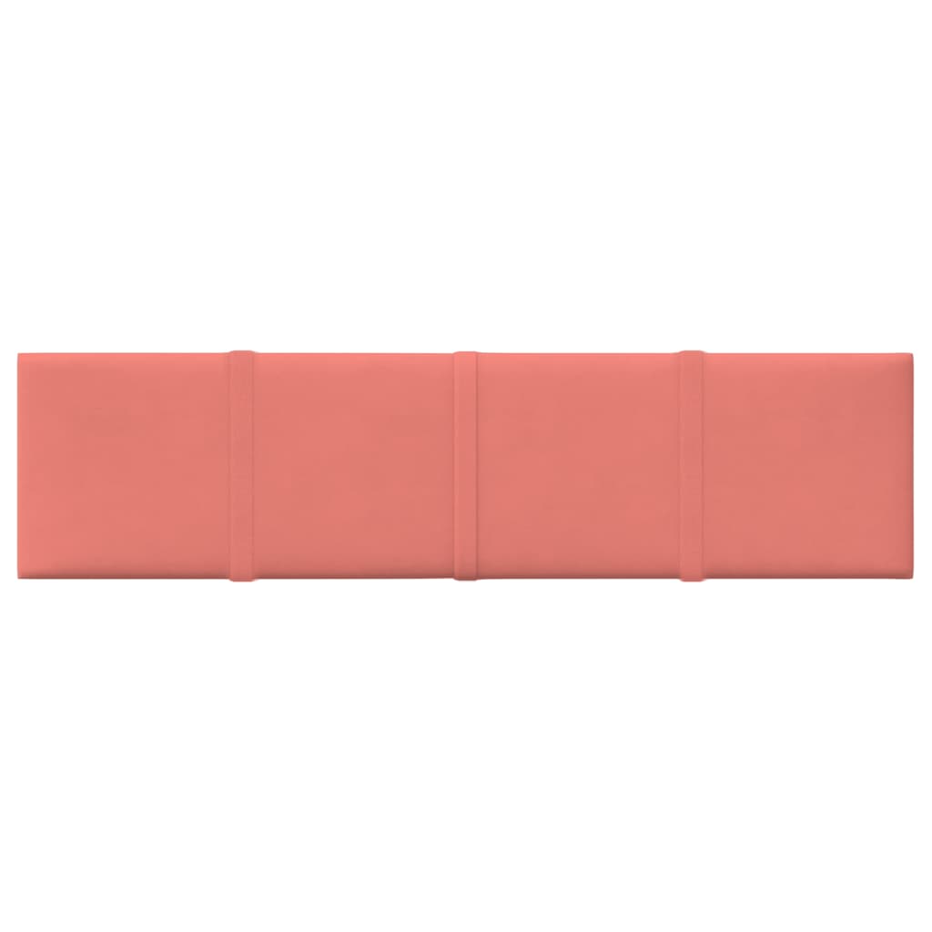 Vidaxl -Wandplatten 12 ST 1,08 m² 60x15 cm Samtrosa