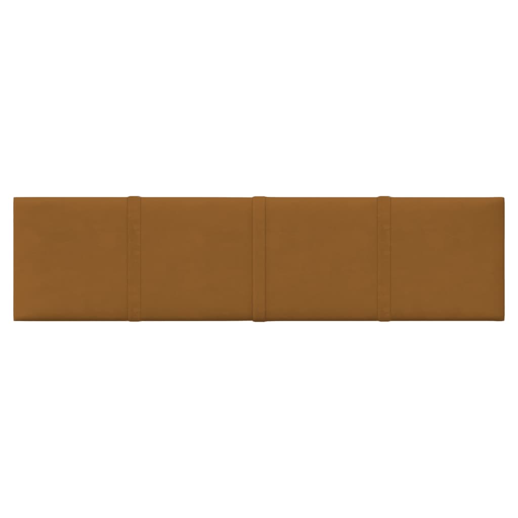 Vidaxl -Wandplatten 12 ST 1,08 m² 60x15 cm Samtbraun