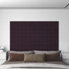 Vidaxl Wandpaneele 12 ST 2,16 m² 60 x 30 cm Stoff lila
