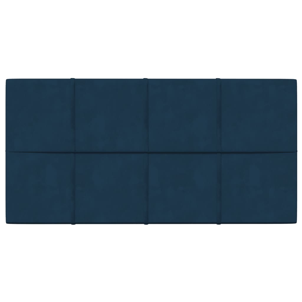 Vidaxl -Wandplatten 12 ST 2,16 m² 60 x 30 cm Samtblau
