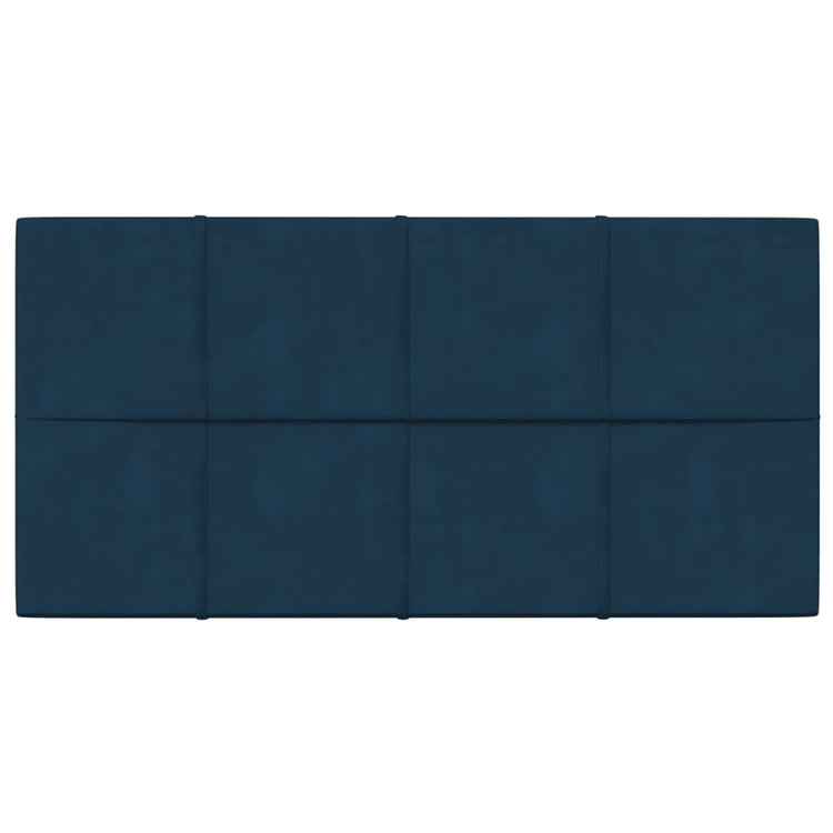 Vidaxl -Wandplatten 12 ST 2,16 m² 60 x 30 cm Samtblau
