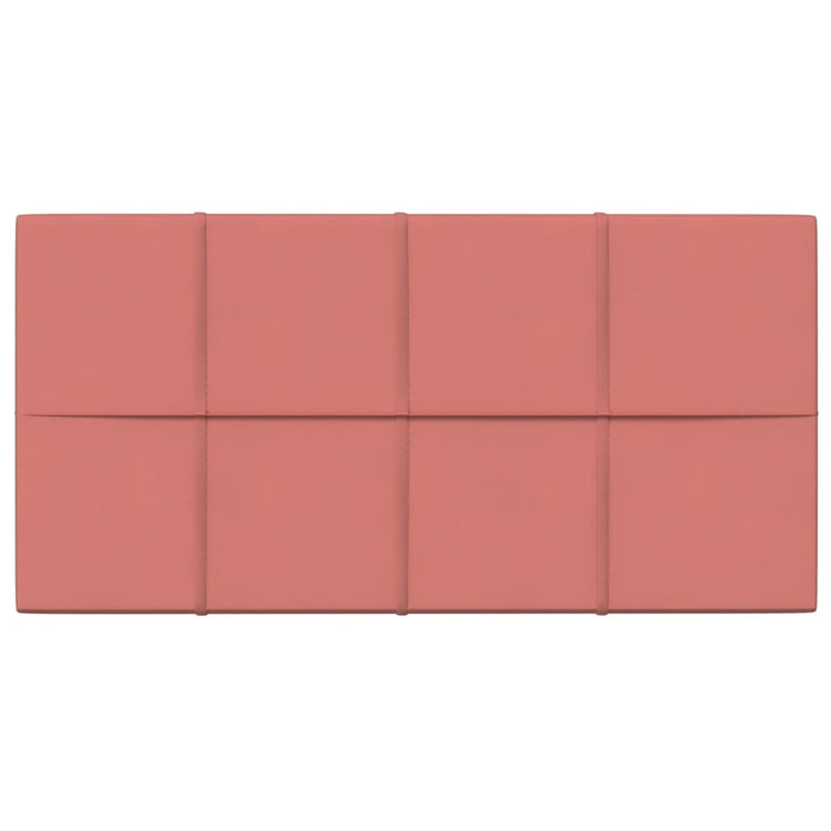 Vidaxl -Wandplatten 12 ST 2,16 m² 60 x 30 cm Samtrosa
