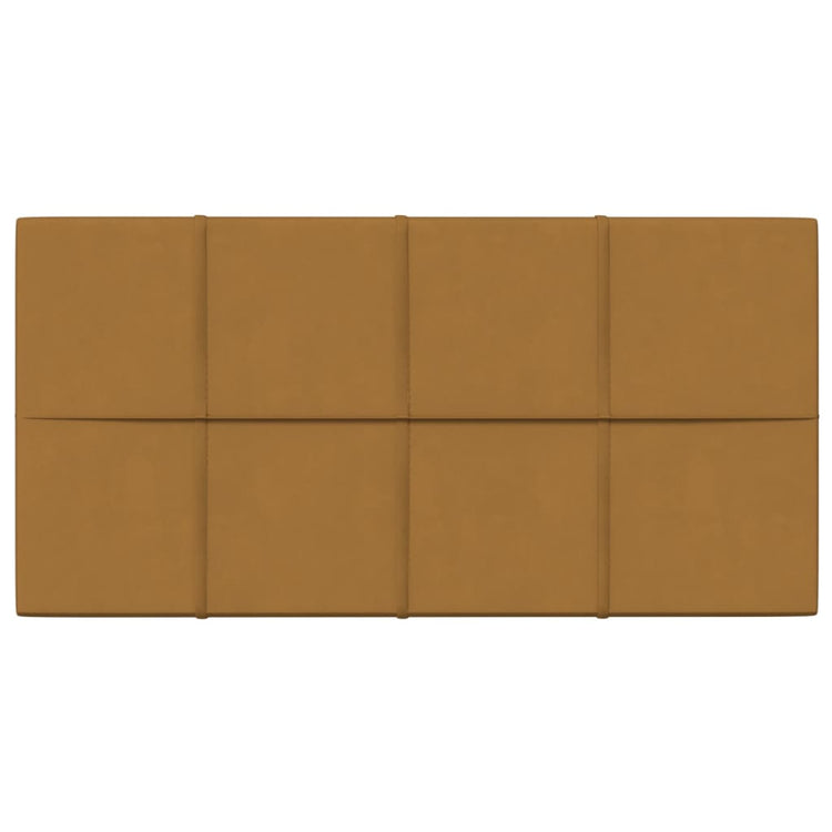 Vidaxl -Wandplatten 12 ST 2,16 m² 60 x 30 cm Samtbraun