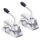VIDAXL -Nasenradklemmen 2 Stcs 13,5 x 6,5 x 14 cm verzinkter Stahl