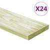 VIDAXL -TERRA -Boards 24 Stcs 2,88 m² 1 m Festkiefer