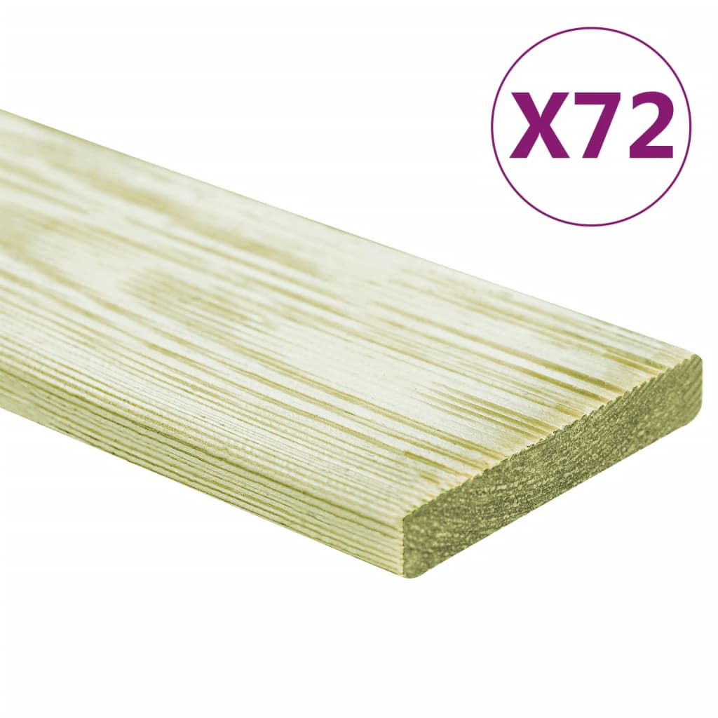 Vidaxl Terraches 72 ST 8,64 m² 1 m Festkiefer