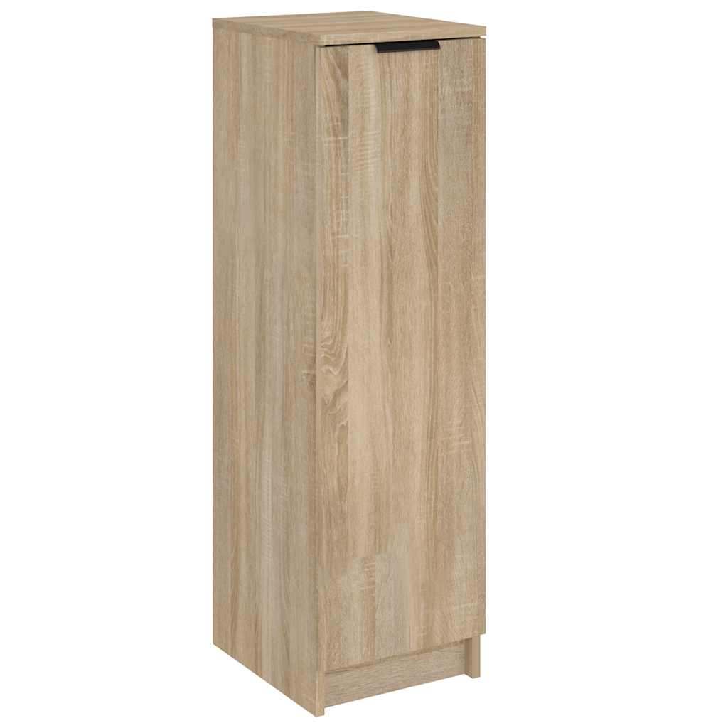 VIDAXL -Schuhschrank 30x35x100 cm propertiertes Holz Sonoma Eiche gefärbt