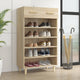 Vidaxx Schuhschrank 60x35x105 cm Holzwerkstoff Sonoma-Eiche-farbig