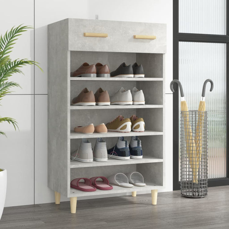 Vidaxl Schuhschrank 60x35x105 cm bearbeiteter Holzbetonpreis