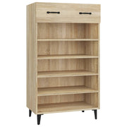 VIDAXL -Schuhschrank 60x35x105 cm Propertiertes Holz Sonoma Eiche gefärbt - afbeelding 2