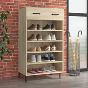 VIDAXL -Schuhschrank 60x35x105 cm Propertiertes Holz Sonoma Eiche gefärbt - afbeelding 1