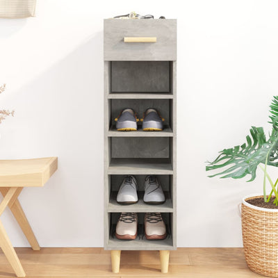 Vidaxl Schuhschrank 30x35x105 cm bearbeiteter Holzbetonpreis