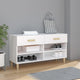 Vidaxl Schuhschrank 102x35x55 cm verarbeitetes Holz weiß