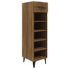 VIDAXL -Schuhschrank 30x35x105 cm Eigenschaften brauner Eichenfarbe