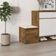 VIDAXL -Speicherbox mit Schublade 40,5 x 40 x 40 cm propertiertes Holzgeräuchchen -Eiche