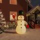Vidaxl Schneemann mit LEDs 120 cm aufblasbar