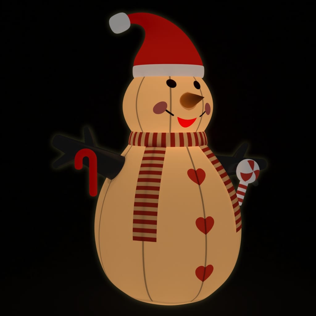 Vidaxl Schneemann mit LEDs 250 cm aufblasbar