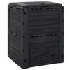 Vidaxl Compost Bin 280 l Polypropen Schwarz