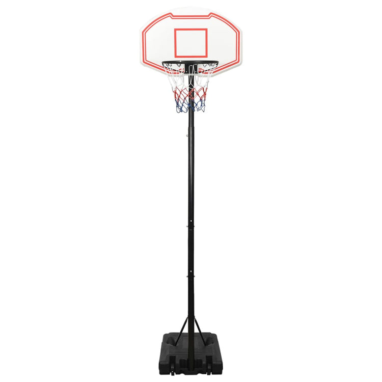 Vidaxl-Basketballstandard 282-352 cm Polyethylenweiß