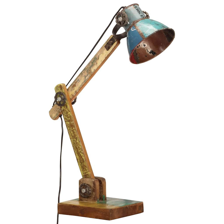 Vidaxx Industrie-Schreibtischlampe rund E27 23x18x95 cm mehrfarbig