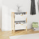 Vidaxl Schuhschrank 57,5x33x80 cm verarbeitetes Holz weiß