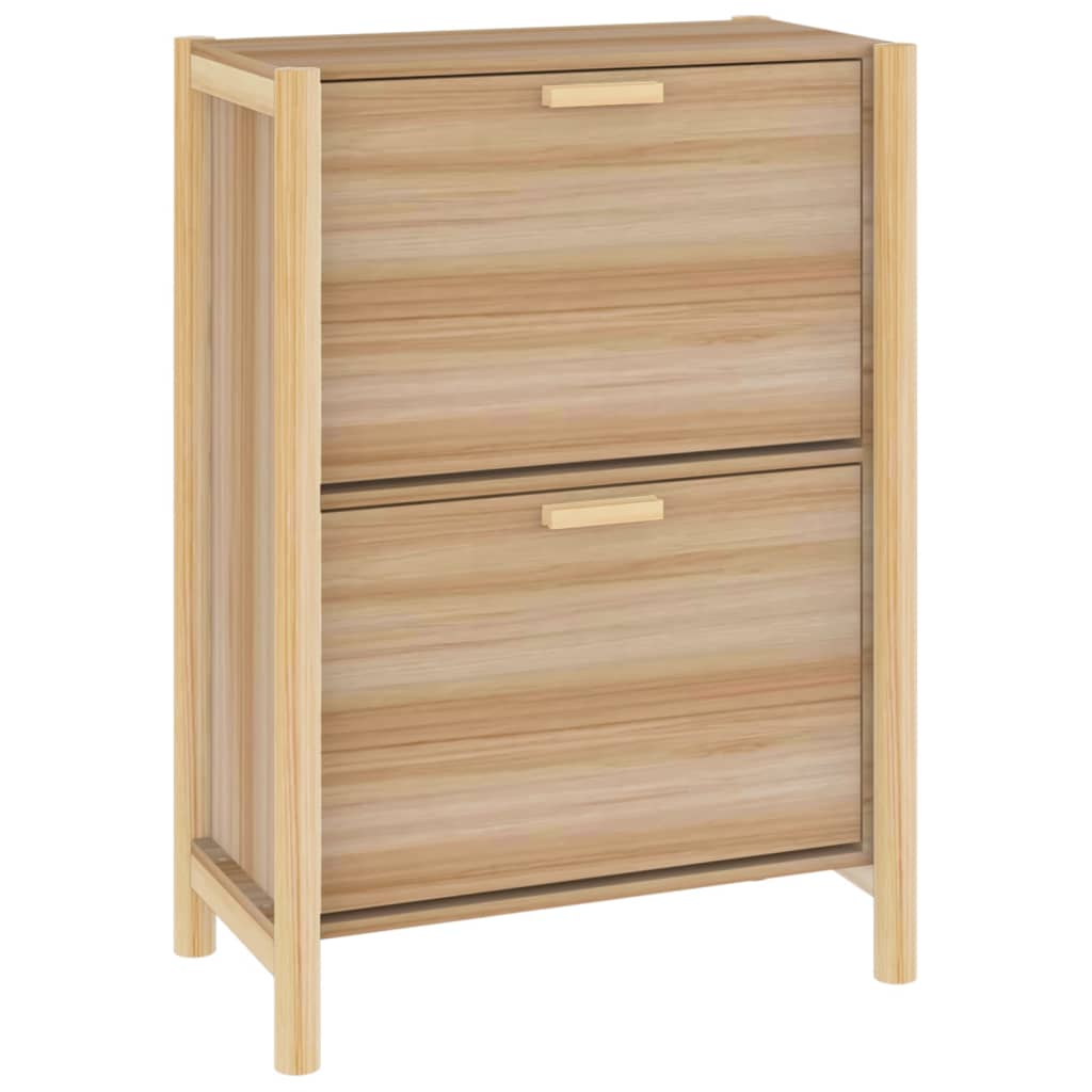 Vidaxl Schuhschrank 57,5 ​​x 33 x 80 cm verarbeitetes Holz