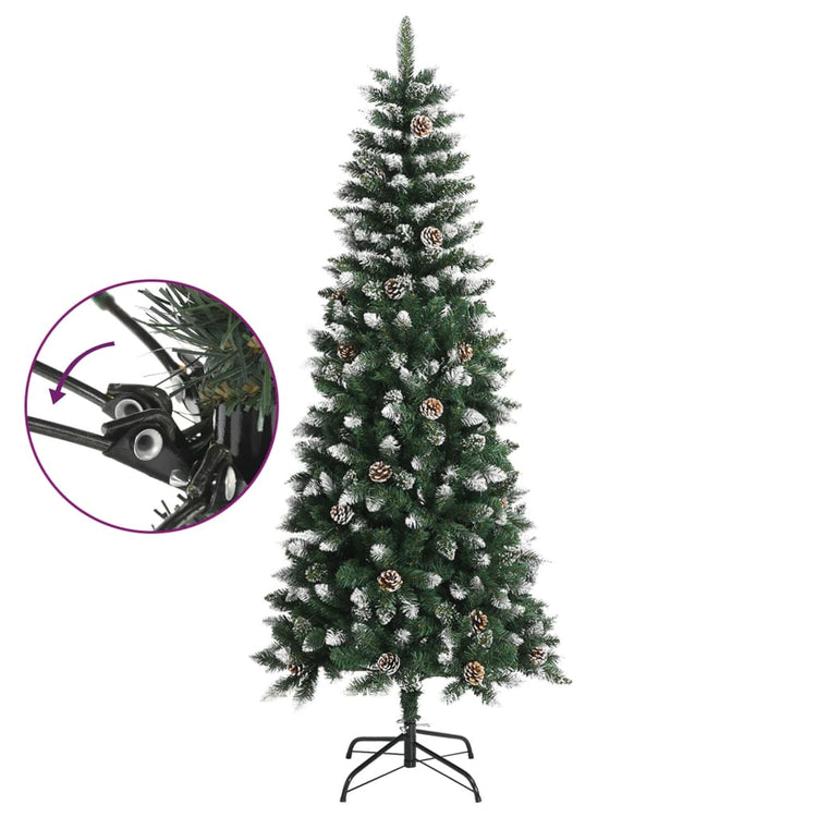 Vidaxl Kunstkerstboom mit Standard 180 cm PVC Green