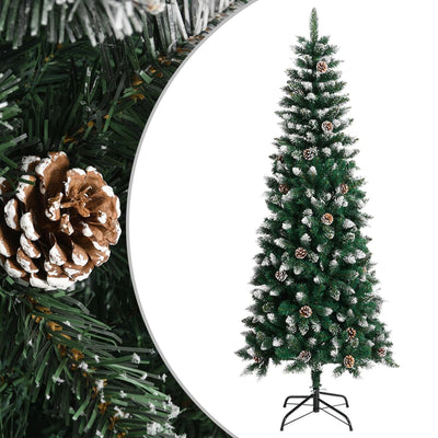 Vidaxl Kunstkerstboom mit Standard 210 cm PVC Green