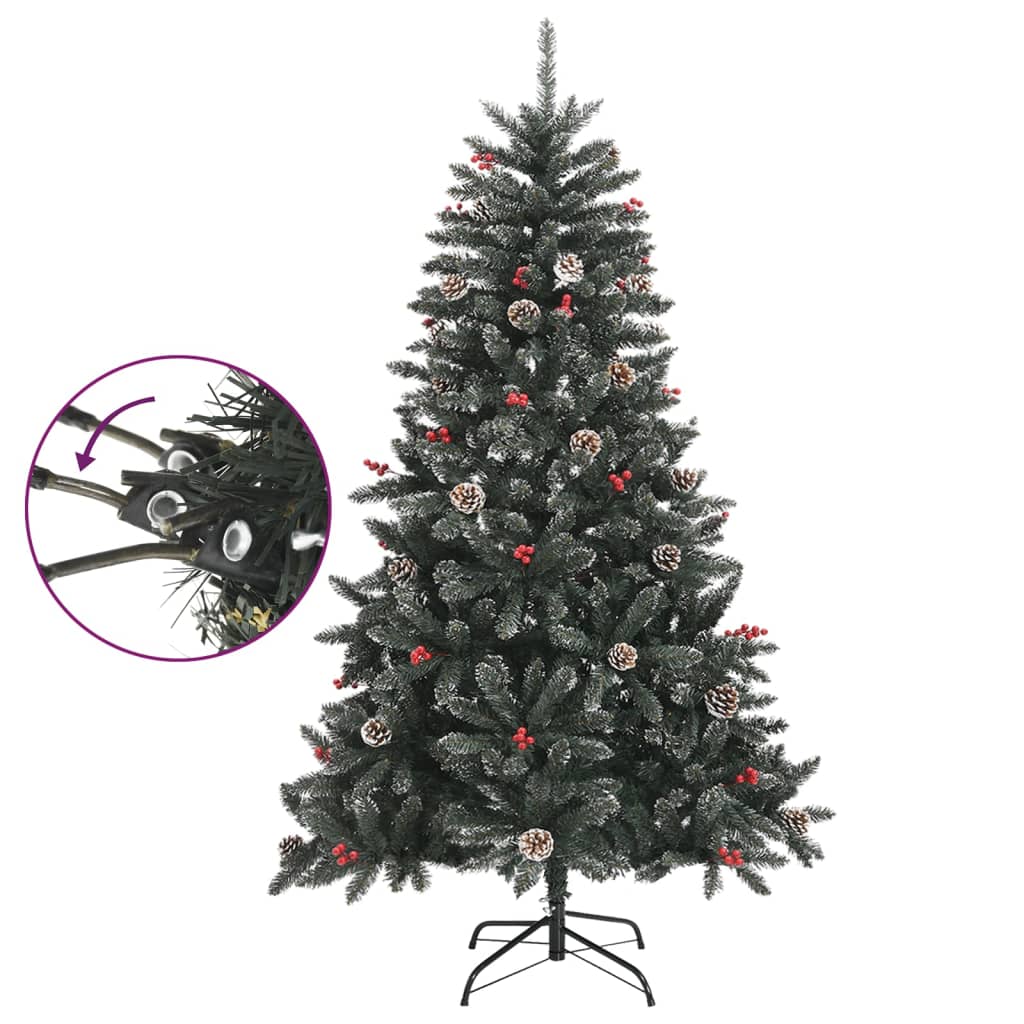 Vidaxl Kunstkerstboom mit Standard 120 cm PVC Green