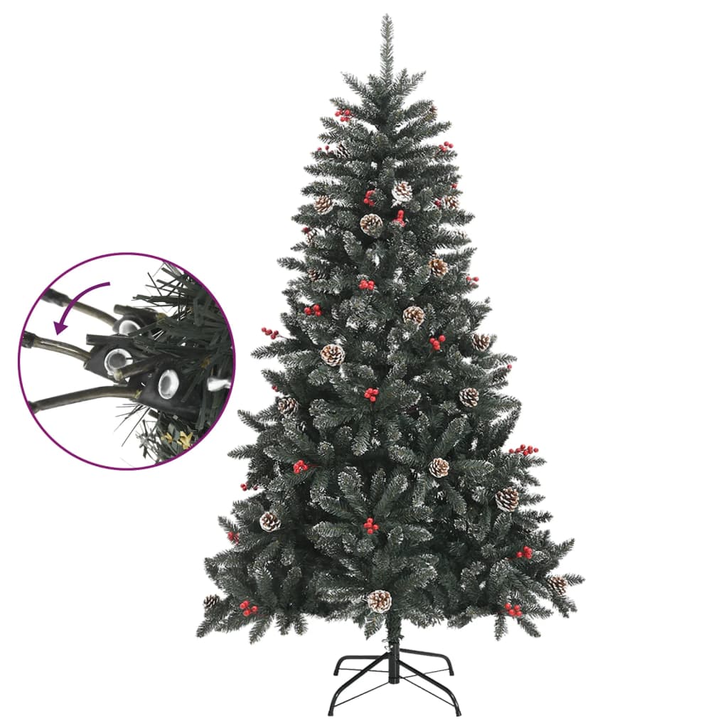 Vidaxl Kunstkerstboom mit Standard 150 cm PVC Green