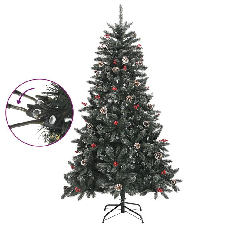 Vidaxl Kunstkerstboom mit Standard 150 cm PVC Green