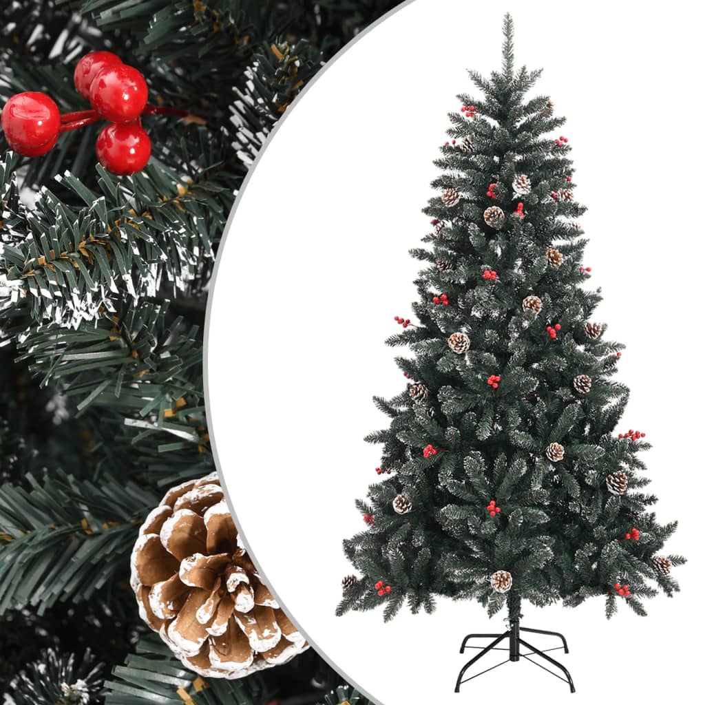 Vidaxl Kunstkerstboom mit Standard 180 cm PVC Green