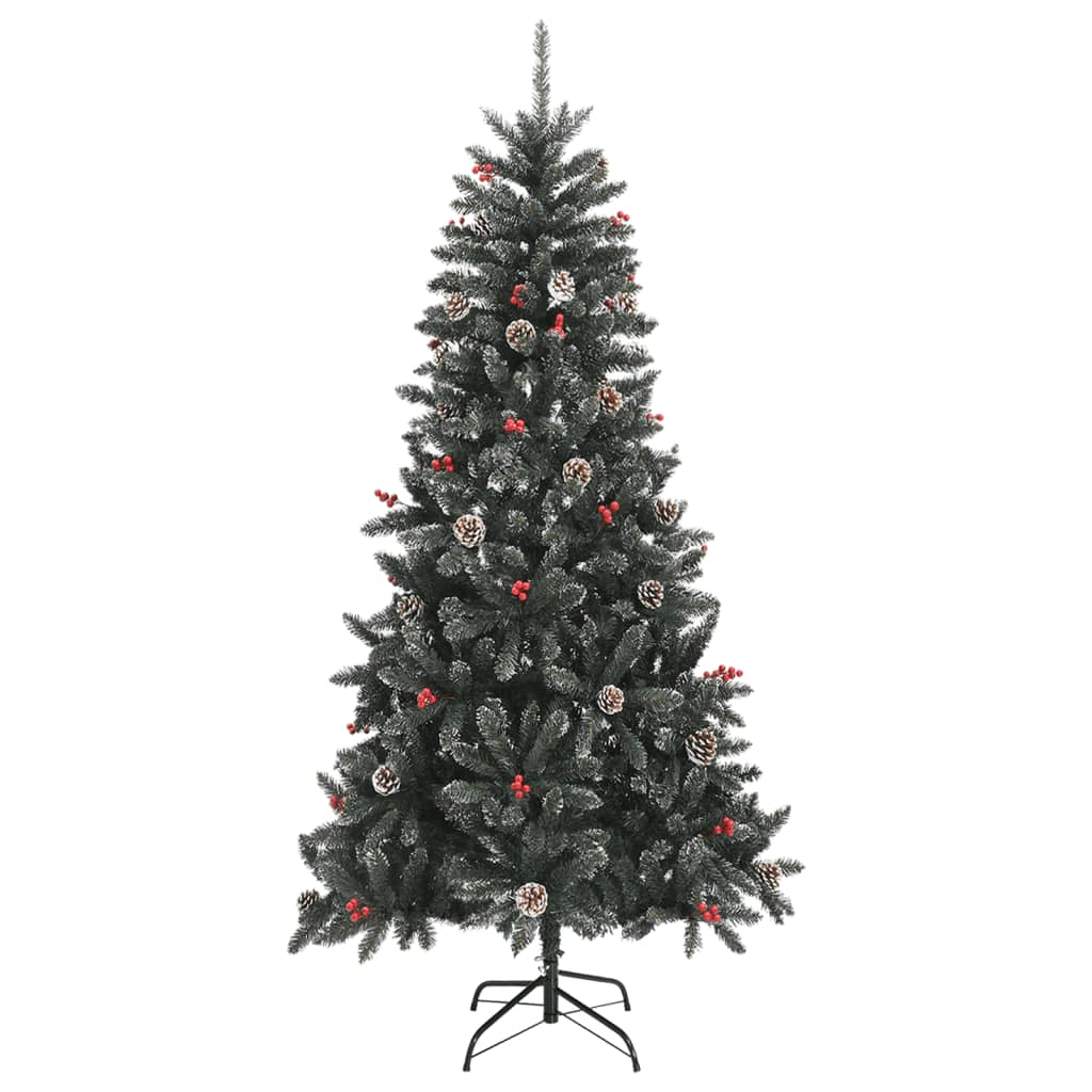 Vidaxl Kunstkerstboom mit Standard 210 cm PVC Green