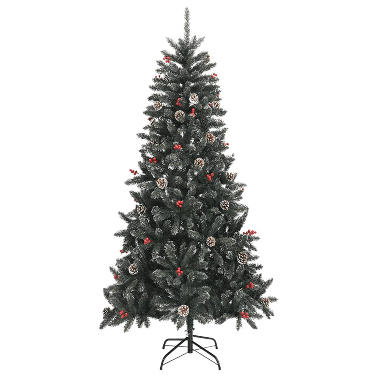 Vidaxl Kunstkerstboom mit Standard 210 cm PVC Green