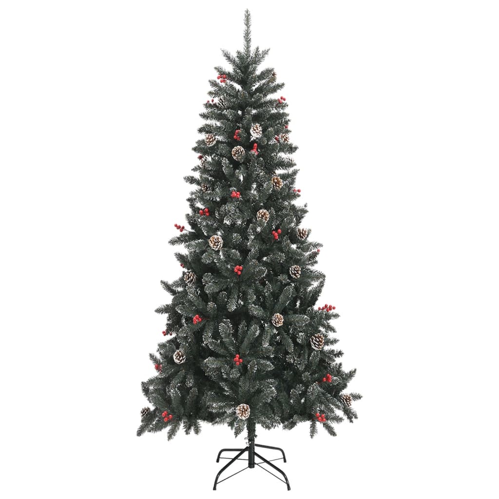 Vidaxl kunstkerstboom mit Standard 240 cm PVC Green