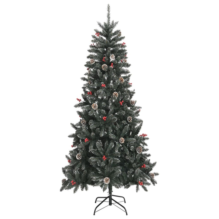 Vidaxl kunstkerstboom mit Standard 240 cm PVC Green