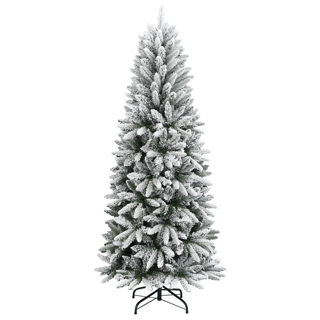 Vidaxl Kunstkerstboom mit Schnee 180 cm PVC und PE