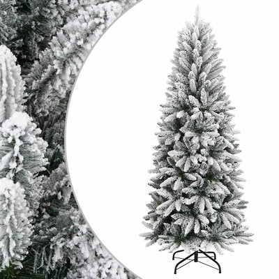 Vidaxx künstlicher Weihnachtsbaum mit Schnee 240 cm PVC und PE