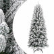 Vidaxx künstlicher Weihnachtsbaum mit Schnee 240 cm PVC und PE