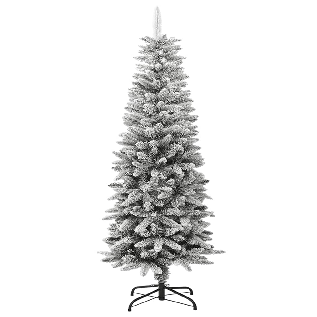 Vidaxl Kunstkerstboom mit Schneeschmale 120 cm PVC und PE