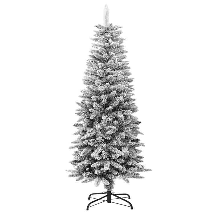 Vidaxl Kunstkerstboom mit Schneeschmale 120 cm PVC und PE