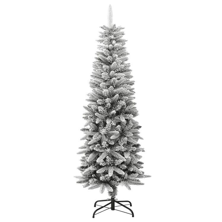 Vidaxl Kunstkerstboom mit Schneeschmale 150 cm PVC und PE