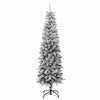 Vidaxl Kunstkerstboom mit schneebeschmaler 180 cm PVC und PE