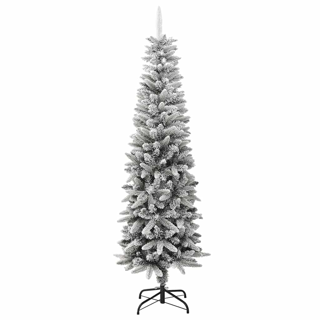 Vidaxl Kunstkerstboom mit schneebeschmaler 180 cm PVC und PE