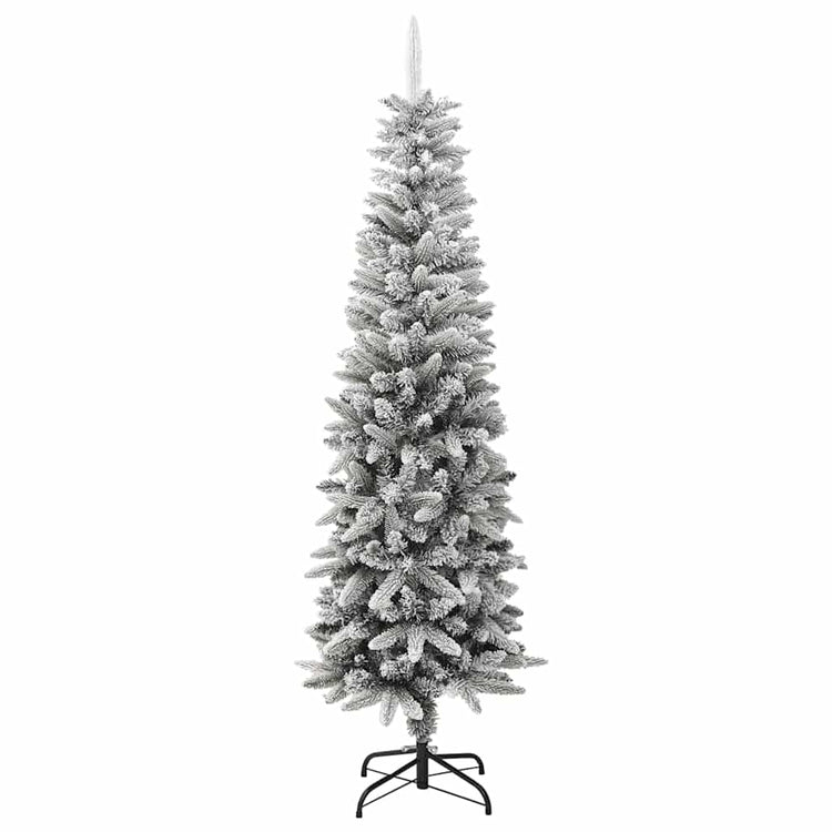 Vidaxl Kunstkerstboom mit schneebeschmaler 180 cm PVC und PE