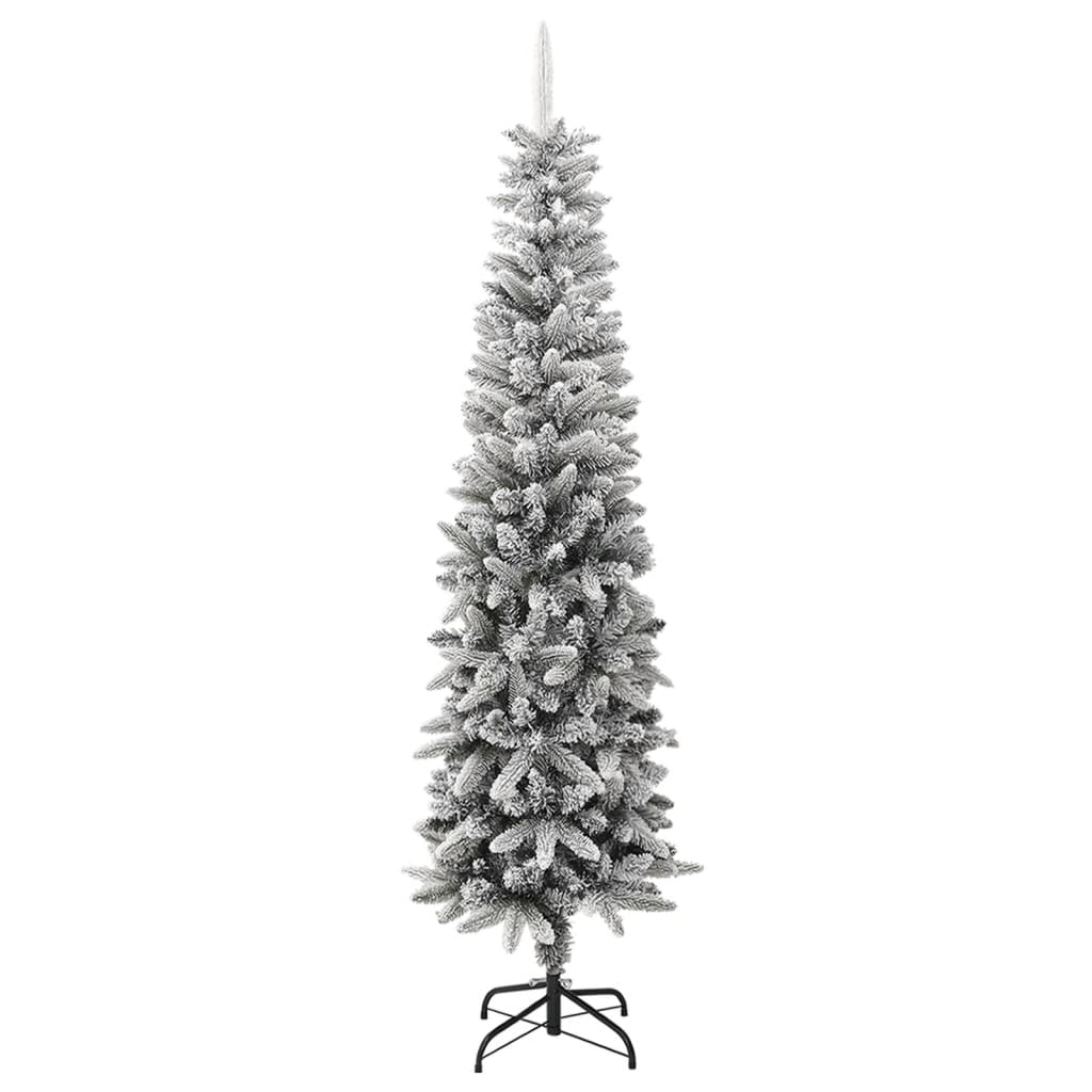 Vidaxl Kunstkerstboom mit Schneeschmale 240 cm PVC und PE