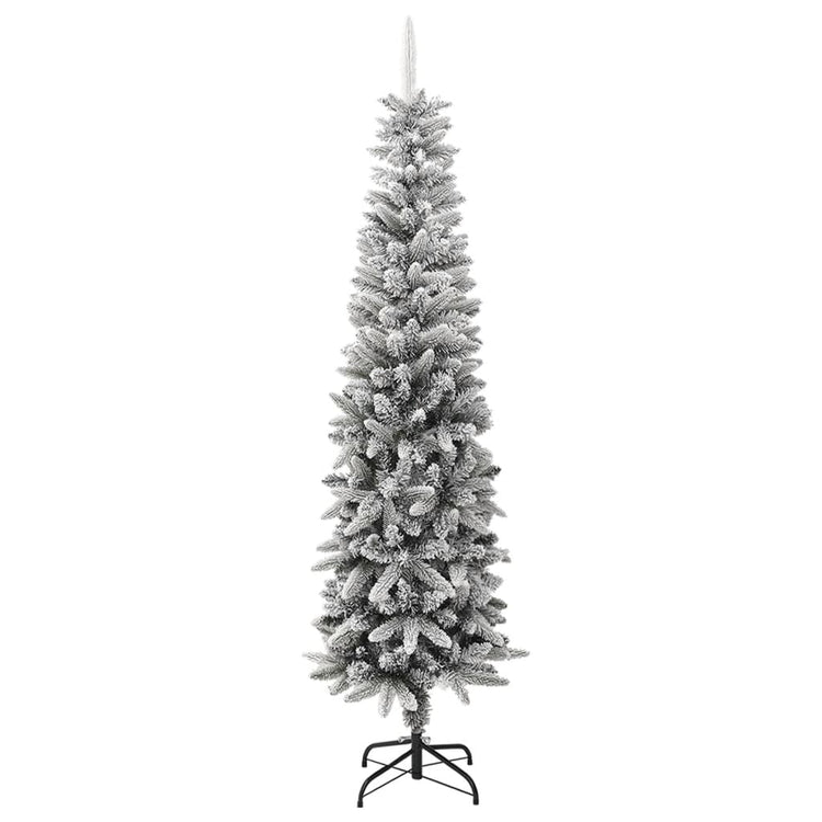 Vidaxl Kunstkerstboom mit Schneeschmale 240 cm PVC und PE