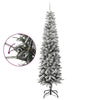Vidaxl Kunstkerstboom mit Schneeschmale 240 cm PVC und PE