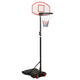 Vidaxl Basketball Standard 216-250 cm Polyethylenweiß